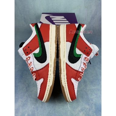 Frame Skate x Nike SB Dunk Low Habibi CT2550-600-2 Chile Red/White-Lucky Green-Black Sneakers