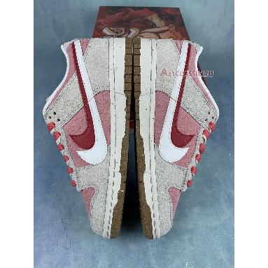Nike Dunk Low SE 85 Rabbit D09457-100-2 Pink/Grey/Red-White/Brown Sneakers