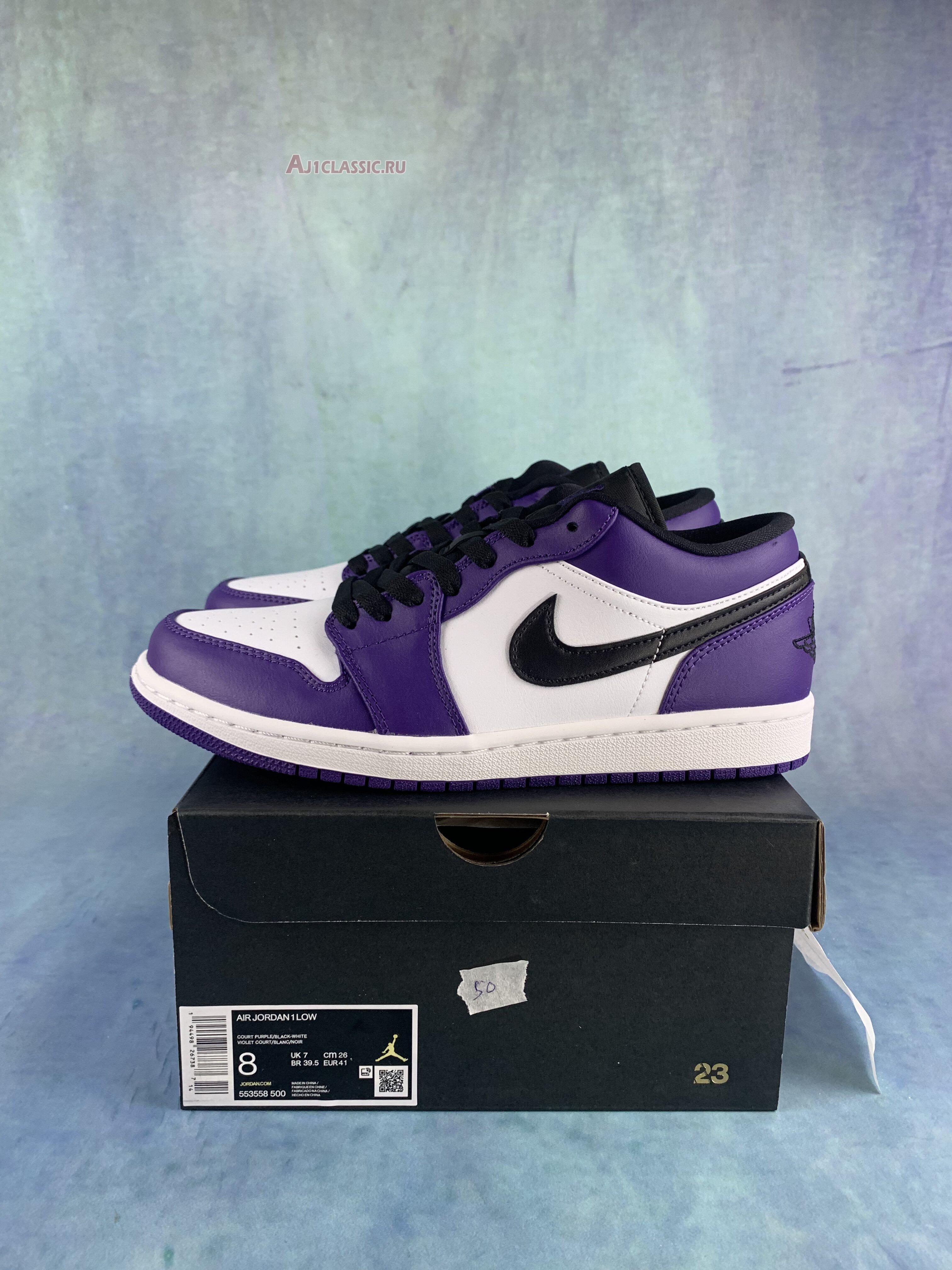 Air Jordan 1 Low "Court Purple" 553558-500-2