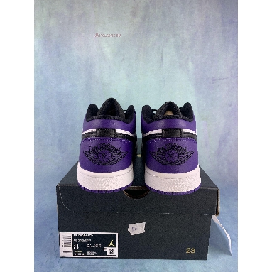 Air Jordan 1 Low Court Purple 553558-500-2 White/Court Purple/Black Sneakers