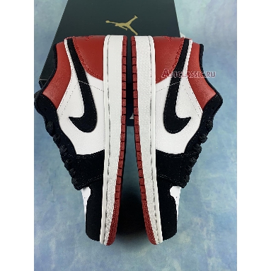 Air Jordan 1 Low Black Toe 553558-116-2 White/Black-Gym Red Sneakers