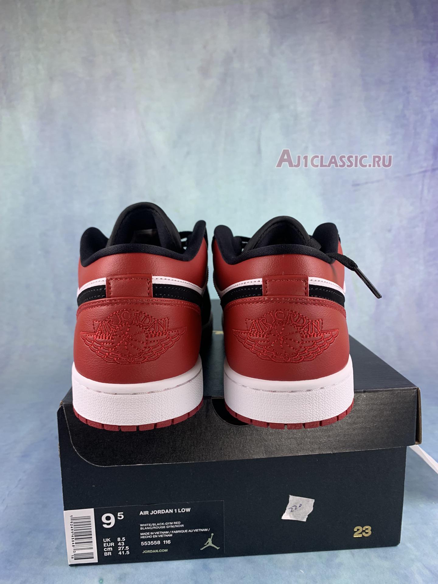 Air Jordan 1 Low "Black Toe" 553558-116-2