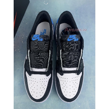 Air Jordan 1 Retro Low OG UNC CZ0790-104 White/Dark Powder Blue/Black Sneakers
