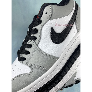 Air Jordan 1 Low Light Smoke Grey 553558-030-2 Light Smoke Grey/Gym Red/White Sneakers