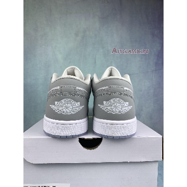 Air Jordan 1 Low White Wolf Grey DC0774-105 White/Wolf Grey/Aluminum Sneakers
