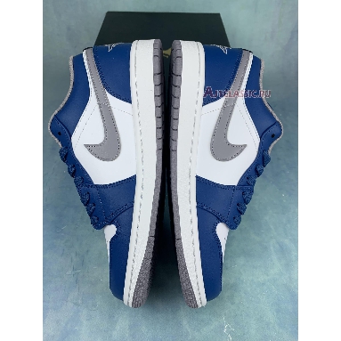 Air Jordan 1 Retro Low OG Shadow 553558-412 True Blue/Cement Grey/White Sneakers