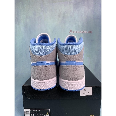 Air Jordan 1 Mid SE University Blue DX9276-100 White/Wolf Grey/University Blue Sneakers
