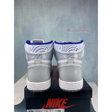 Air Jordan 1 High Zoom Racer Blue CK6637-104-2 White/Racer Blue/White Sneakers