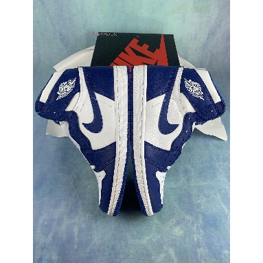 Air Jordan 1 Retro High OG Storm Blue 555088-127-2 White/Storm Blue Sneakers