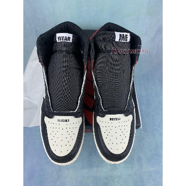 Air Jordan 1 Retro High OG Not For Resale 861428-106-3 Sail/Black-Varsity Red Sneakers