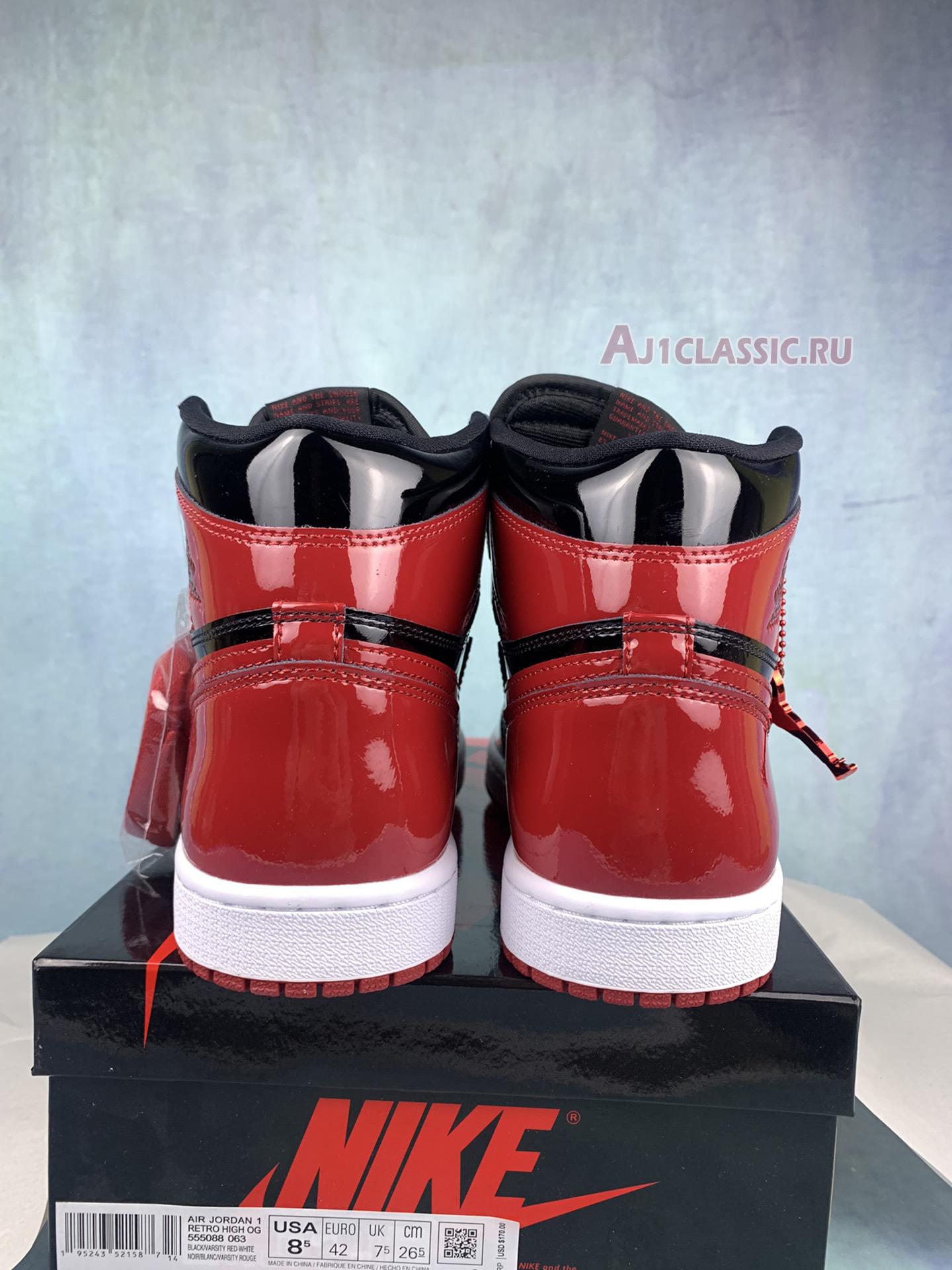 Air Jordan 1 Retro High OG "Patent Bred" 555088-063-2