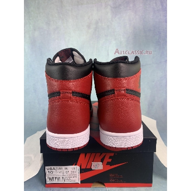Air Jordan 1 Retro High OG Banned 555088-001-2 Black/Varsity Red-White Sneakers