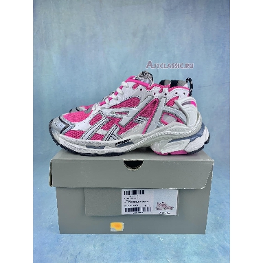 Balenciaga Runner Sneaker White Neon Pink 677402 W3RBN 9155 White/Fluo Pink/Grey-Black Sneakers