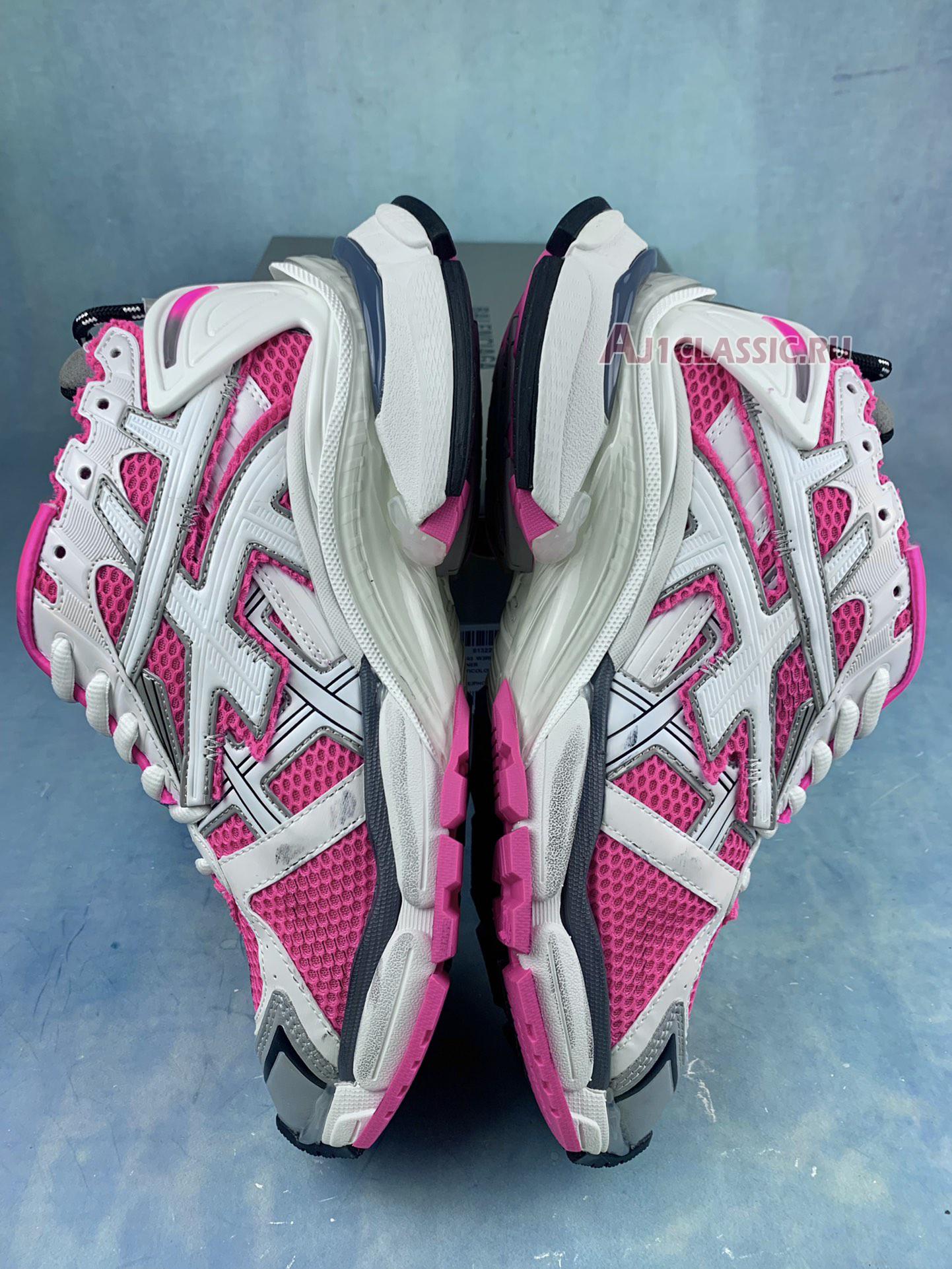 Balenciaga Runner Sneaker "White Neon Pink" 677402 W3RBN 9155