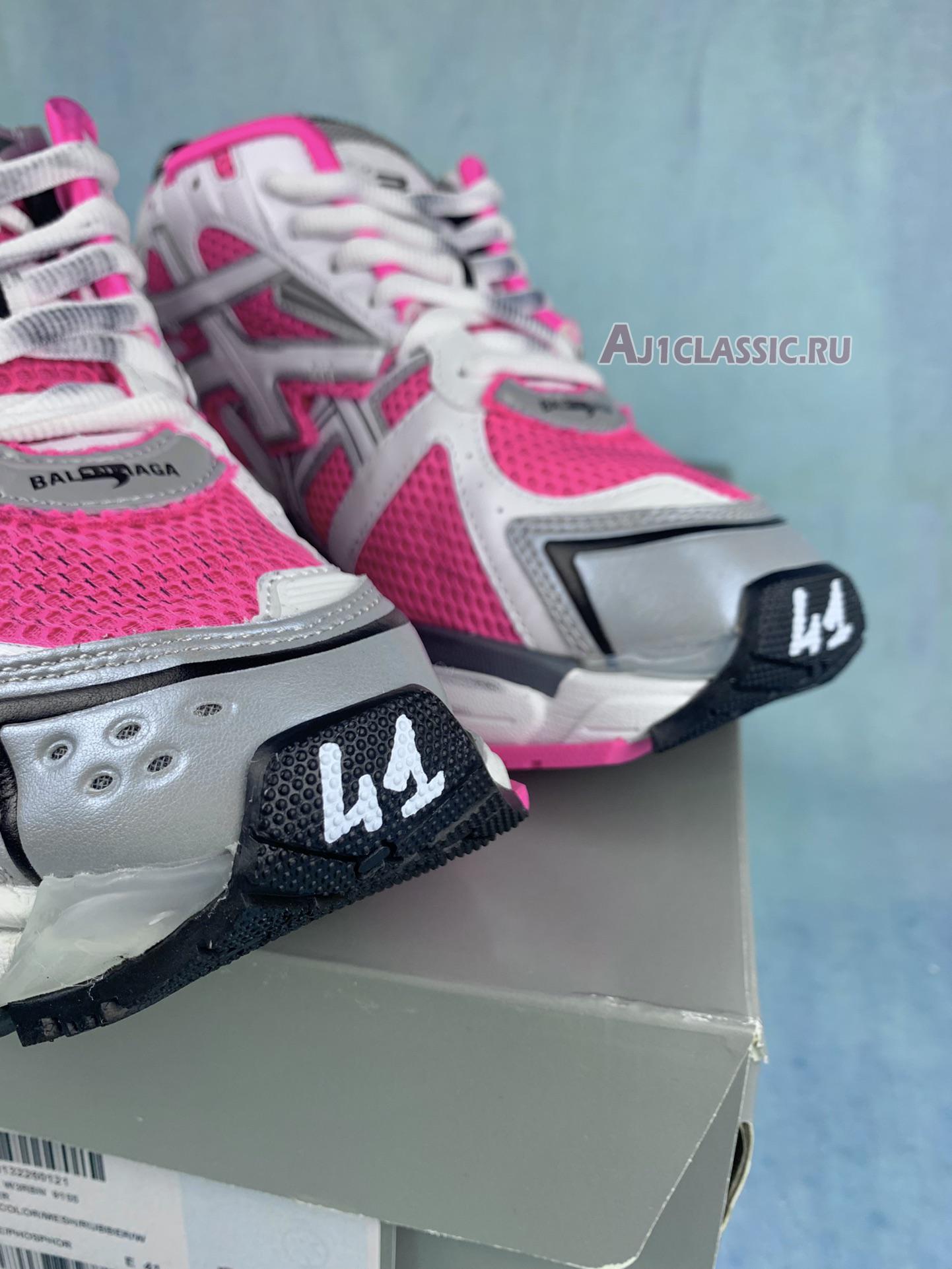 Balenciaga Runner Sneaker "White Neon Pink" 677402 W3RBN 9155