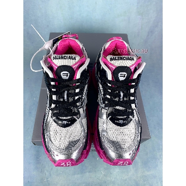 Balenciaga Runner Sneaker Silver Black Pink 677402 W3RBW 9155 Silver/Black/Fluo Pink Sneakers