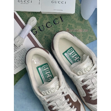 Gucci MAC80 Sneaker Off White Brown 741656 AAB79 9155 Off White/Brown Sneakers