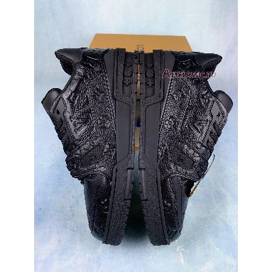 Louis Vuitton Trainer Sneaker Embossed Monogram - Black 1A7WER Black/Black Sneakers
