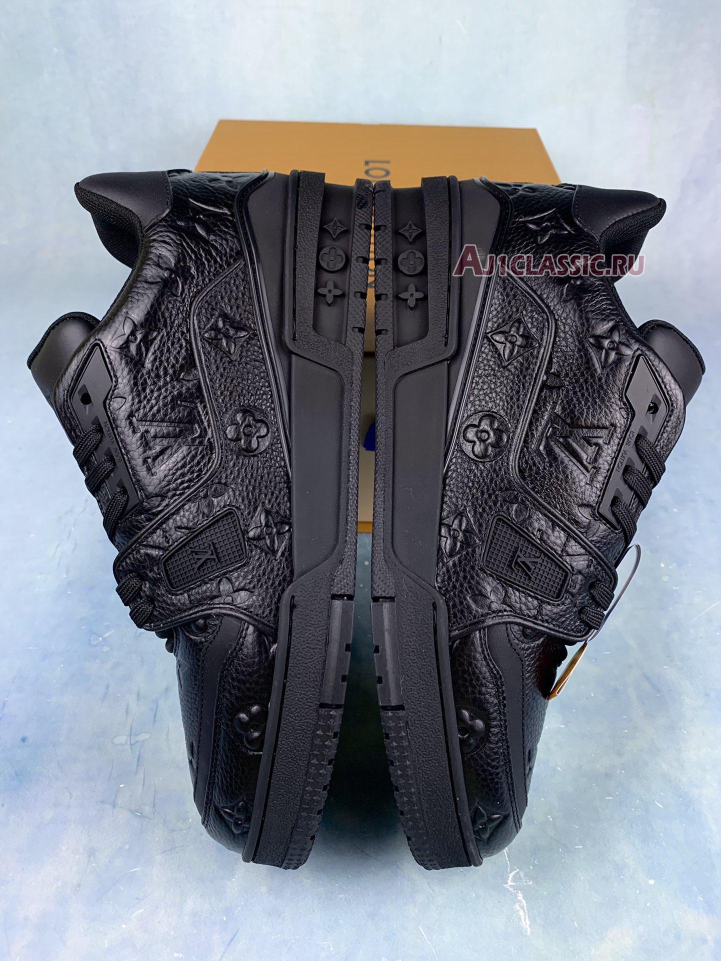 Louis Vuitton Trainer Sneaker "Embossed Monogram - Black" 1A7WER