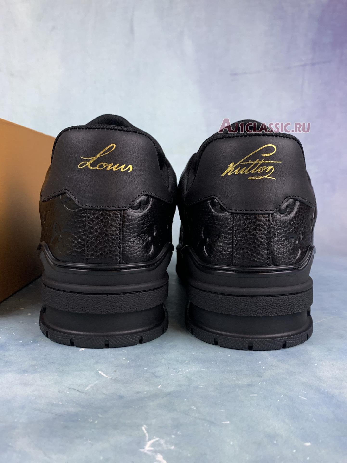 Louis Vuitton Trainer Sneaker "Embossed Monogram - Black" 1A7WER