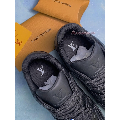 Louis Vuitton Trainer Sneaker Embossed Monogram - Black 1A7WER Black/Black Sneakers
