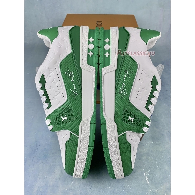 Louis Vuitton Trainer Low #54 Mini Monogram - Green White 1AANG3 Green/White Sneakers