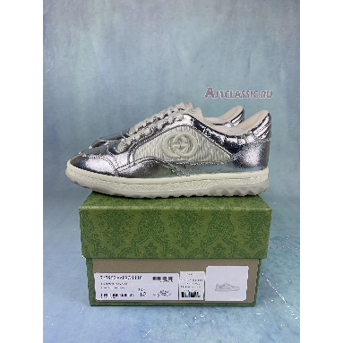 Gucci MAC80 Sneaker Metallic Silver 750834 AACA9 8141 Metallic Silver/Grey Sneakers