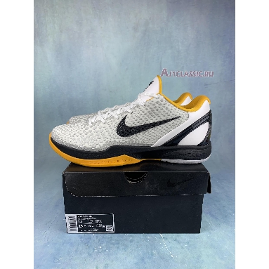 Nike Zoom Kobe 6 Protro White Del Sol CW2190-100 White/Neutral Grey/Del Sol/Black Sneakers