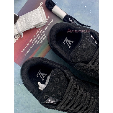 Louis Vuitton x Air Force 1 Low Triple Black 1A9V BLACK LOW Black/Black/Anthracite Sneakers
