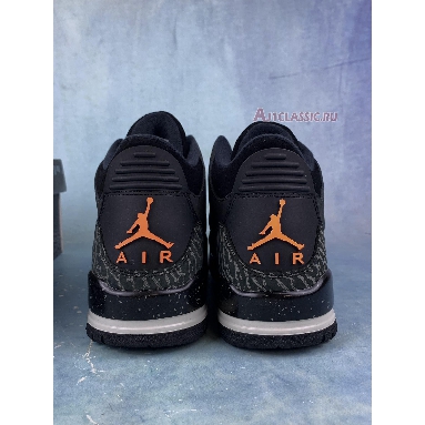 Air Jordan 3 Retro Fear Pack 2023 CT8532-080 Night Stadium/Total Orange/Black Sneakers