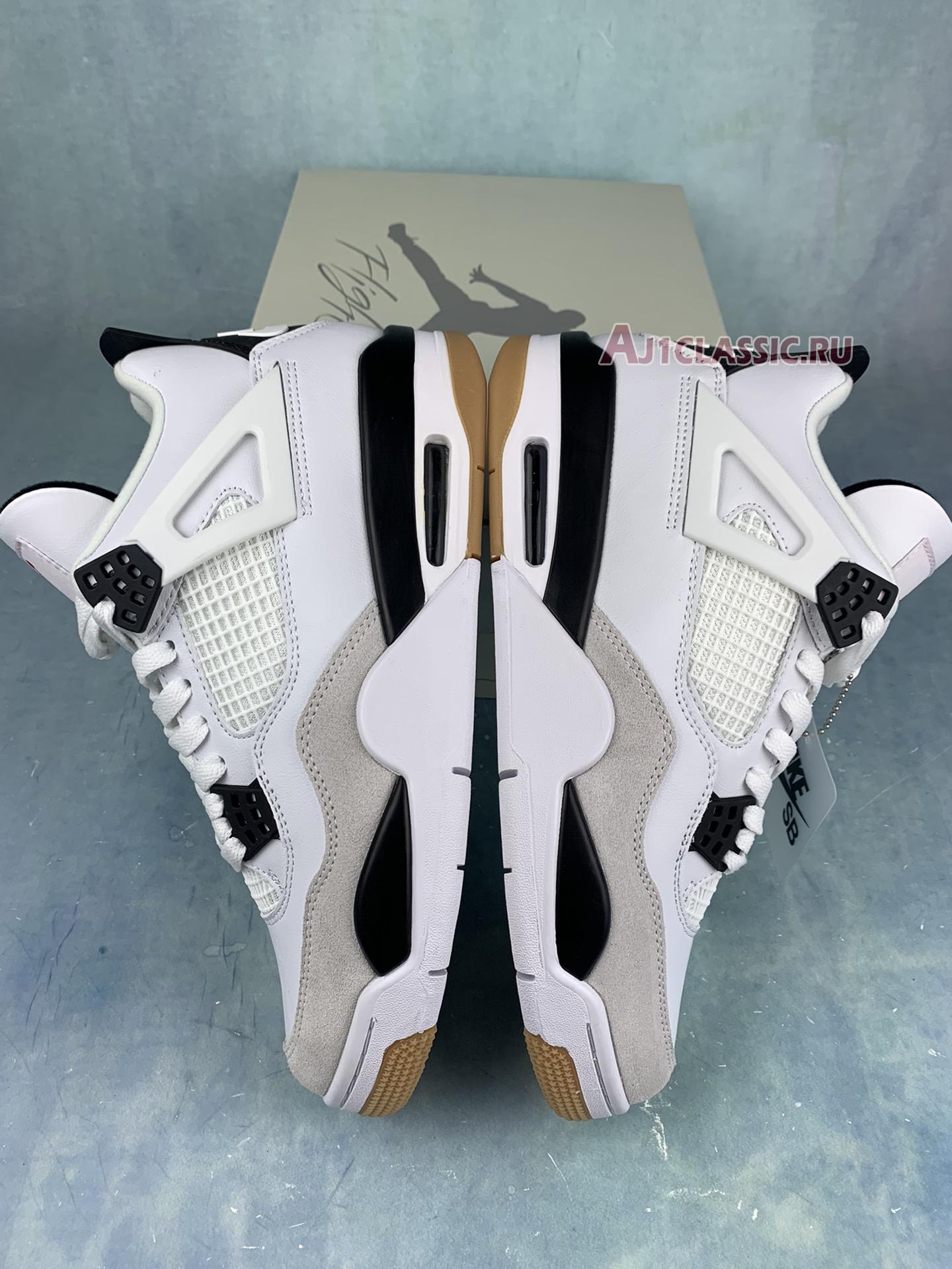Nike SB x Air Jordan 4 Retro SP "White Black" DR5415-101