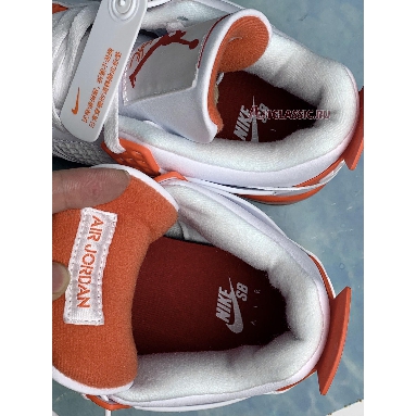 Nike SB x Air Jordan 4 Retro SP White Orange DR5415-108 White/Orange Sneakers
