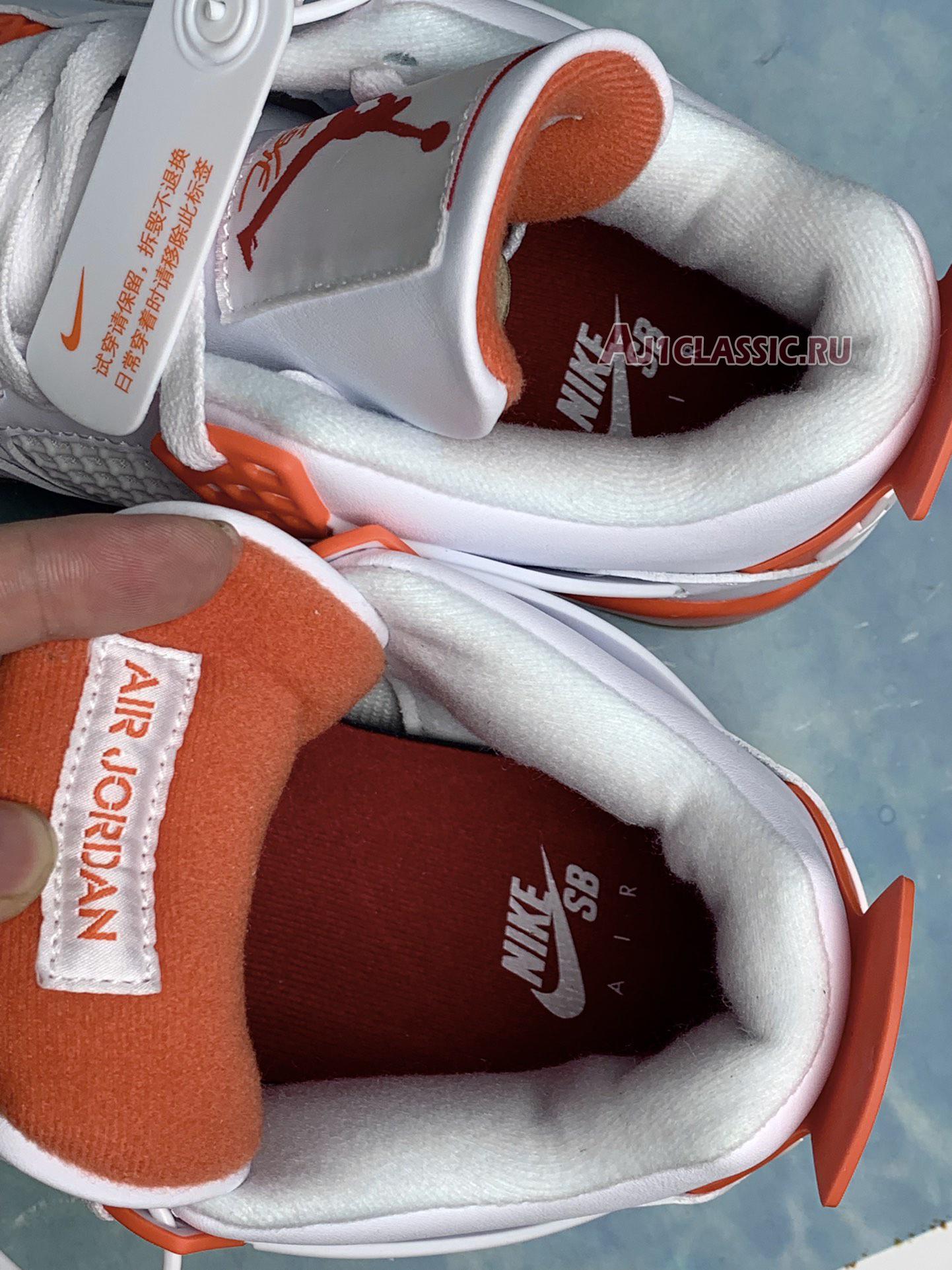 Nike SB x Air Jordan 4 Retro SP "White Orange" DR5415-108