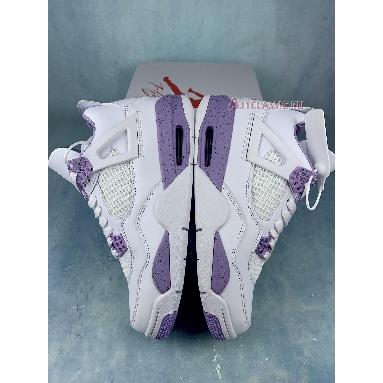 Air Jordan 4 Retro White Purple CT8527-115-2 White/Purple Sneakers