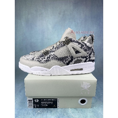 Air Jordan 4 Retro Premium Snakeskin 819139-030 Light Bone/White-Pure Platinum-Wolf Grey Sneakers