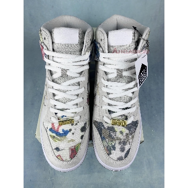 Supreme x Nike Dunk High SB Rammellzee FD8779-100 White/White/Multi-Color Sneakers