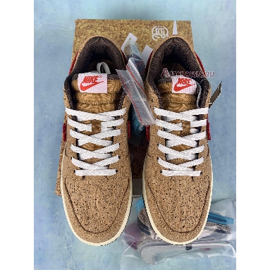 CLOT x Nike Dunk Low SP Cork FN0317-121 Natural/Flax/Coconut Milk/Baroque Brown Sneakers