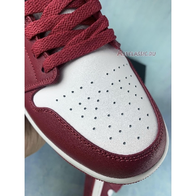Air Jordan 1 Low Cardinal Red 553558-607 Cardinal Red/White/Light Curry Sneakers