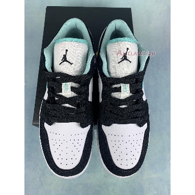 Air Jordan 1 Low Island Green CQ9828-131-2 White/Black/Island Green Sneakers