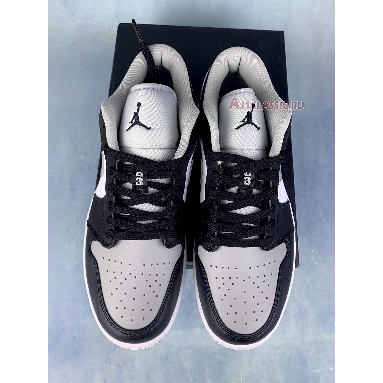 Air Jordan 1 Low Smoke Grey 553558-039-2 Black/Black/Light Smoke Grey/White Sneakers