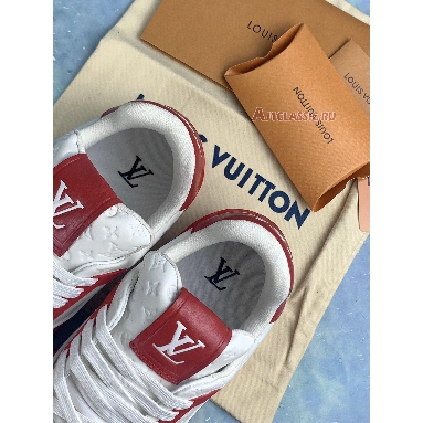 Louis Vuitton Trainer Low #54 Mini Monogram - Red 1AANFJ Red/White Sneakers