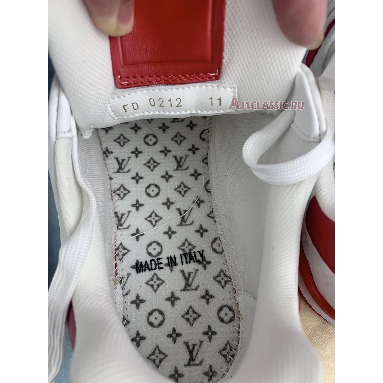 Louis Vuitton Trainer Low #54 Mini Monogram - Red 1AANFJ Red/White Sneakers