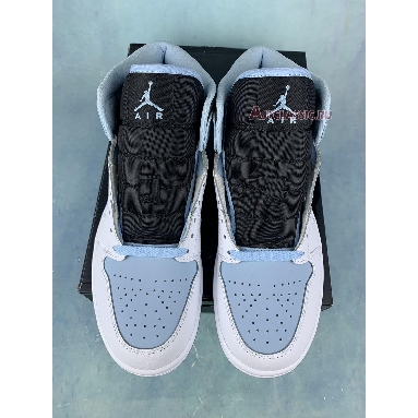 Air Jordan 1 Mid SE White Ice Blue DV1308-104 White/Ice Blue/Black Sneakers