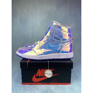 Air Jordan 1 High LV Prism 779425-991-2 Ice Blue/Purple/Multi-Color Sneakers