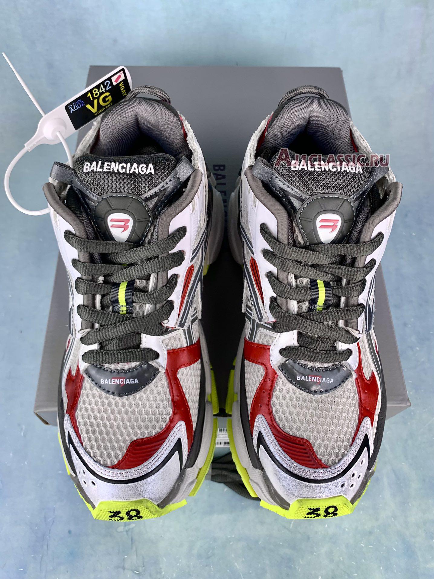 Balenciaga Runner Sneaker "White Black Red" 677403 W3RB6 9167