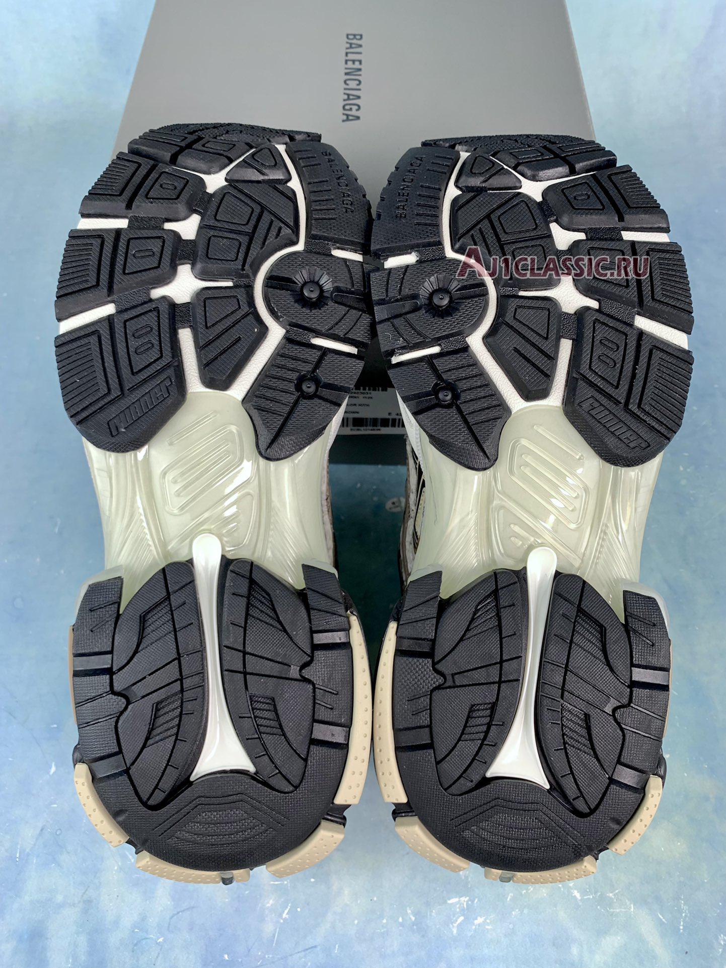 Balenciaga Runner Sneaker "Beige Black White" 677403 W3RB3 9891