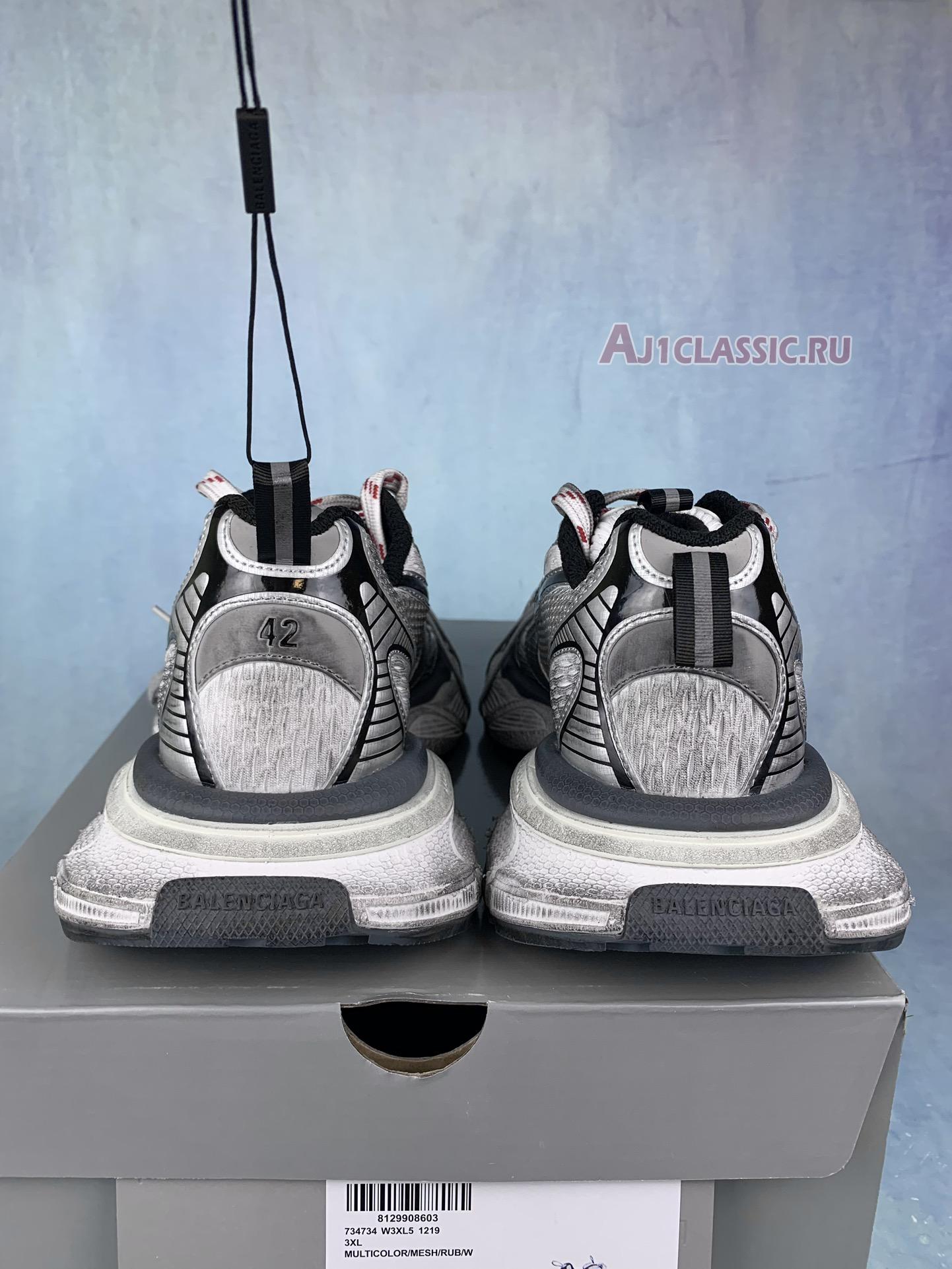 Balenciaga 3XL Sneaker "Grey White Red" 734734 W3XL5 1219