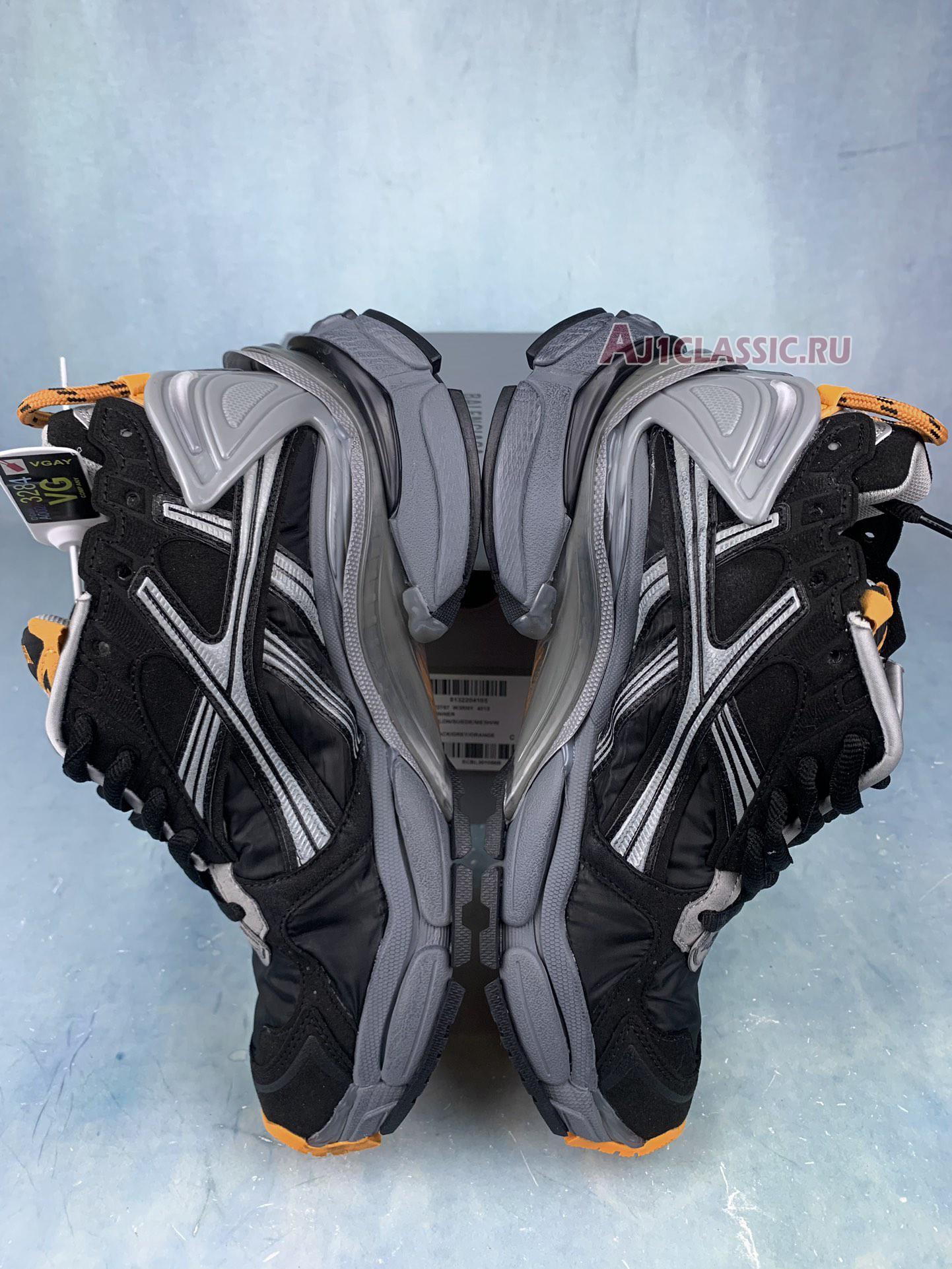 Balenciaga Runner Sneaker "Black Grey Neon Orange" 772774 W3RNY 1878