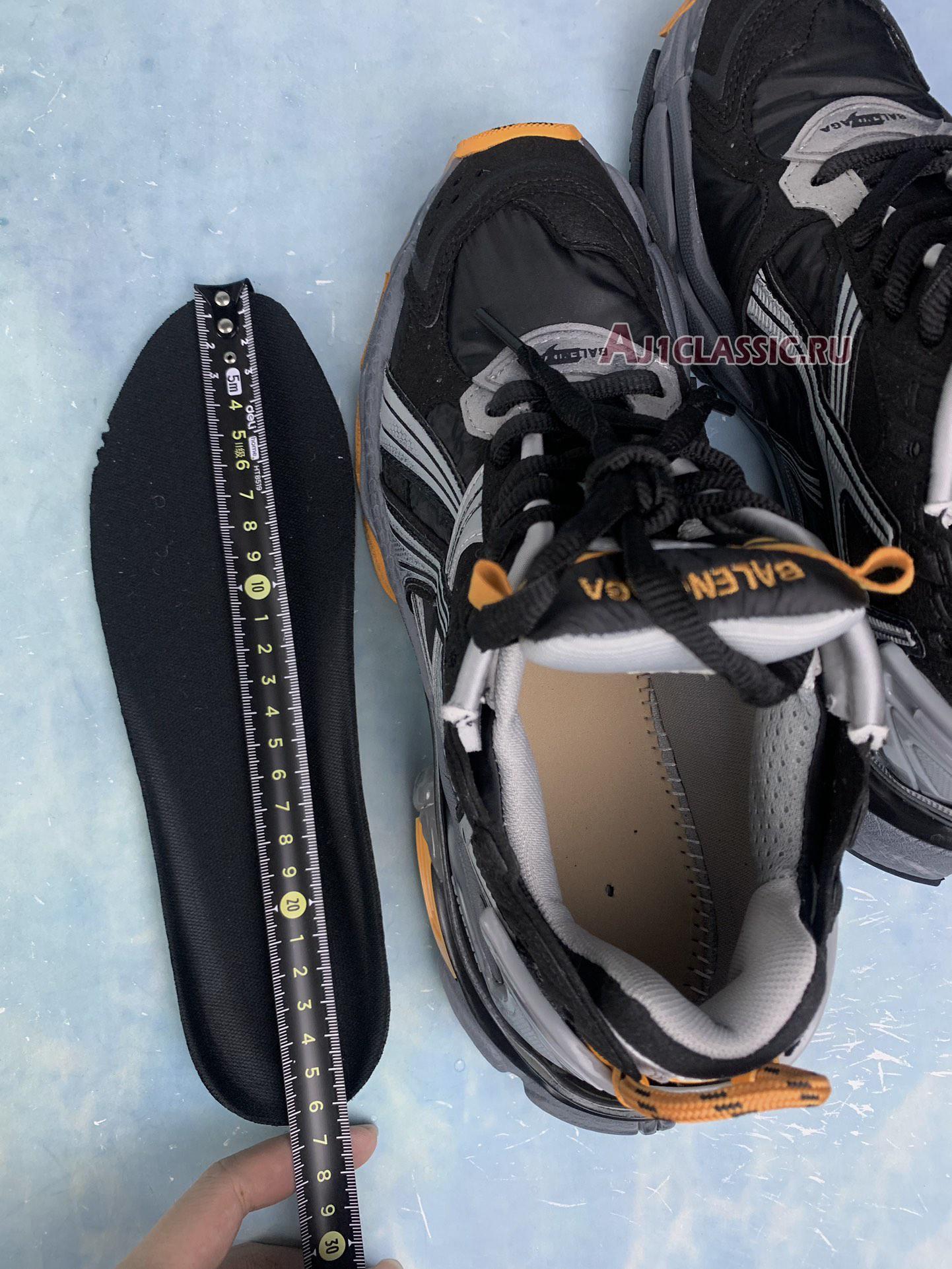 Balenciaga Runner Sneaker "Black Grey Neon Orange" 772774 W3RNY 1878