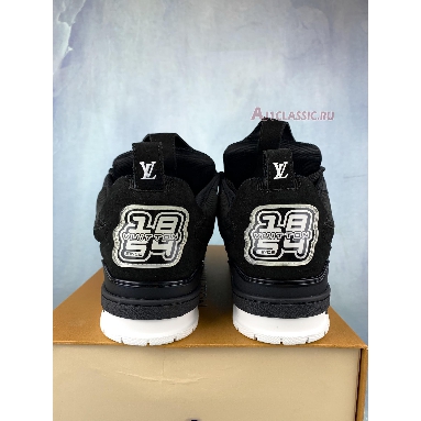 Louis Vuitton Skate Sneaker Black 1AARR8 Black/Black/White Sneakers